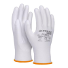 DONAU Szerelőkesztyű, PU, DONAU  Safety , 7/S méret, fehér