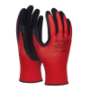 DONAU Védőkesztyű, latex, DONAU  Safety , 10/XL méret, piros