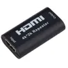 Donji HDMI kábel toldó adapter, akár 10 méterig, fekete