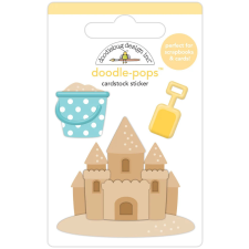Doodlebug Design Díszítőelem - Seaside Summer - Sand-tastic - Doodle-Pops (1 db) matrica