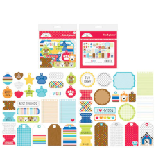 Doodlebug Design Kivágatok - Doggone Cute - Bits &amp; Pieces (1 csomag) matrica