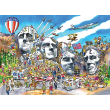  DoodleTown: Mount Rushmore puzzle 1000 darab puzzle, kirakós
