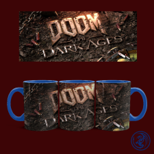  Doom - The Dark Ages bögre (Kék) ajándéktárgy