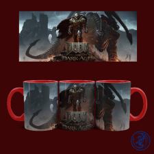  Doom - The Dark Ages - Doomslayer bögre (Piros) ajándéktárgy