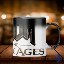  Doom - The Dark Ages logó bögre (Hőre változó) ajándéktárgy