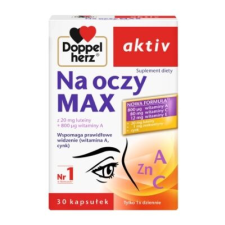 Doppelherz Aktív - Szemtápláló étrend-kiegészítő teljes szemvédelemért, 30 kapszula vitamin és táplálékkiegészítő