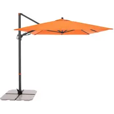 Doppler kerti napernyő, myZone, 320 × 240 cm, narancssárga kerti bútor