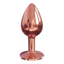 Dorcel Diamond Plug S - alumínium anál dildó - kicsi (rózsaarany) anál