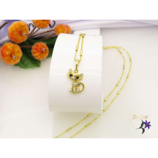  Doren antiallergén cicás medál divatos nyaklánccal-14K nyaklánc