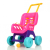 Dorex D-toys műanyag játék babakocsi rózsaszín