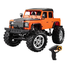 Double Eagle Land Rover Defender távirányítós pick-up terepjáró naranacsssárga makett