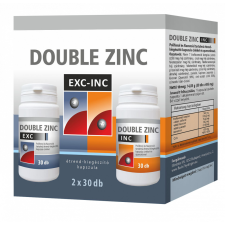 Double Zinc exc-inc kapszula 30+30 db 60 db vitamin és táplálékkiegészítő