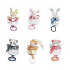 Doudou et Compagnie Paris Doudou plüss zenés játék 20 cm készségfejlesztő