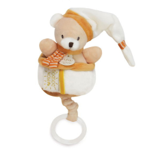 Doudou et Compagnie Paris Doudou plüss zenés maci 20 cm készségfejlesztő