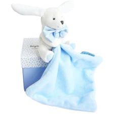 Doudou Gift Set Blue Rabbit ajándékszett gyermekeknek születéstől kezdődően 1 db készségfejlesztő