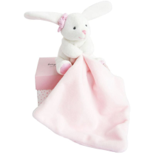 Doudou Gift Set Pink Rabbit ajándékszett gyermekeknek születéstől kezdődően 1 db készségfejlesztő