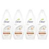 DOVE 4 db Dove tusfürdő szett 450ml gentle pamper, hatékony tisztítás, intenzív hidratálás, könnyű felvitel, irritáció megelőzésére, hosszantartó frissesség, bőrgyógyászatilag tesztelt