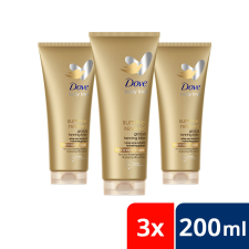 DOVE DermaSpa Summer Revived önbarnító testápoló világos-normál bőrre (3x200 ml) testápoló