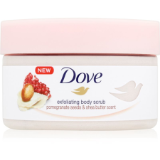 DOVE Exfoliating Body Scrub Pomegranate Seeds & Shea Butter testápoló peeling 225 ml testápoló