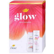 DOVE Glow ajándékcsomag PINK (tusfürdő&amp;testápoló) 2025 kozmetikai ajándékcsomag