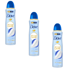 DOVE izzadásgátló Aeroszol Advanced Care Talco 3x150ml dezodor