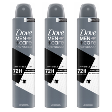 DOVE Men+Care Advanced férfi Dezodor Invisible Dry 3x200ml kozmetikai ajándékcsomag