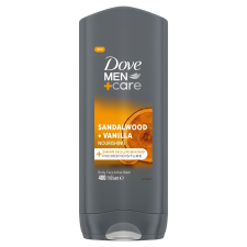 DOVE Men+Care férfi Tusfürdő Sandalwood + Vanilla 400ml tusfürdők