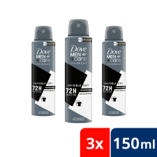 DOVE Men+Care izzadásgátló Invisible Dry (3x150 ml) dezodor