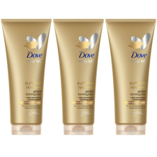 DOVE Summer Revived Önbarnító Testápoló világos - közepes árnyalatú bőrre 3x200ml önbarnító