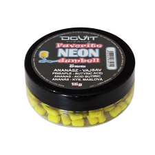 Dovit Favorite Dumbell Neon 5mm - Ananász-vajsav bojli, aroma