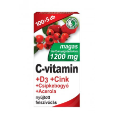 Dr.chen c-vitamin 1200mg+d3+cink+acerola+csipkebogyó tablett 105 db vitamin és táplálékkiegészítő