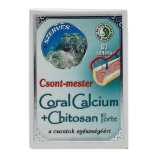  DR.CHEN CORAL CAL.+CHITOSAN TABL. 80 DB vitamin és táplálékkiegészítő