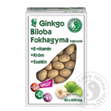 Dr Chen Dr. chen ginkgo biloba garlic kapszula 40 db vitamin és táplálékkiegészítő