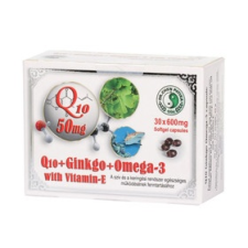 Dr. Chen Dr. Chen Q10 50mg Ginkgo Omega-3 kapszula 30 db gyógyhatású készítmény