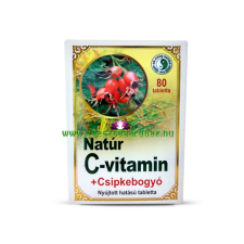 Dr. Chen Natúr C-vitamin csipkebogyóval, tabletta 80 db vitamin és táplálékkiegészítő