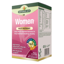 Dr. Chen Patika Natures Aid Multivitamin és Ásványi-anyag kapszula nőknek 60 db vitamin és táplálékkiegészítő