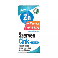 Dr. Chen SZERVES CINK + GINSENG - 70 db kapszula vitamin és táplálékkiegészítő