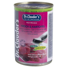 Dr.Clauders Dog Konzerv Selected Meat Szarvasos és burgonyás konzerv 400g kutyaeledel