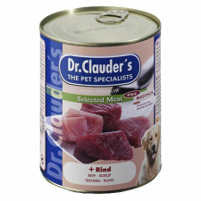 Dr.Clauders Dog Selected Meat Marhás konzerv 800g kutyaeledel