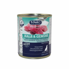 Dr. Clauders Dr.Clauders Dog Selected Meat Borjús és zöldséges konzerv 800g kutyaeledel