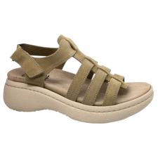DR.FEET 18000 -es női Dr Feet bőr papucs - cappuccino női papucs