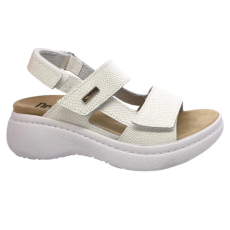 DR.FEET 21007 -es női Dr Feet bőr papucs - feher