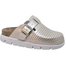 DR.FEET 22100 -as női Dr Feet bőr papucs - pezsgő női papucs