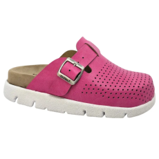 DR.FEET 22100 -as női Dr Feet bőr papucs - rozsaszin