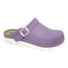 DR.FEET 9014 -es női Dr Feet bőr papucs - lila