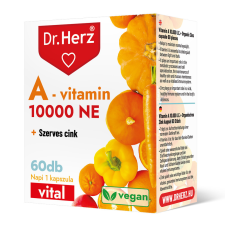 Dr. Herz A-vitamin 10000 NE + Szerves Cink kapszula 60 db DOBOZOS vitamin és táplálékkiegészítő