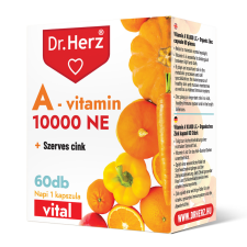  Dr.herz a-vitamin 10000NE+szerves cink kapszula 60 db gyógyhatású készítmény