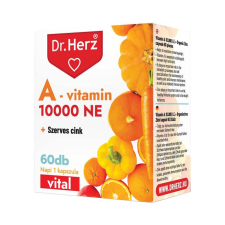  Dr. Herz A-vitamin 10 000 NE + szerves cink kapszula 60x vitamin és táplálékkiegészítő