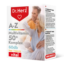  DR Herz A-Z 50+ Multivitamin Komplex 60 db kapszula doboz vitamin és táplálékkiegészítő