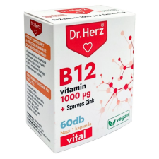 Dr. Herz b12 1000mg+szerves cink kapszula 60db vitamin és táplálékkiegészítő